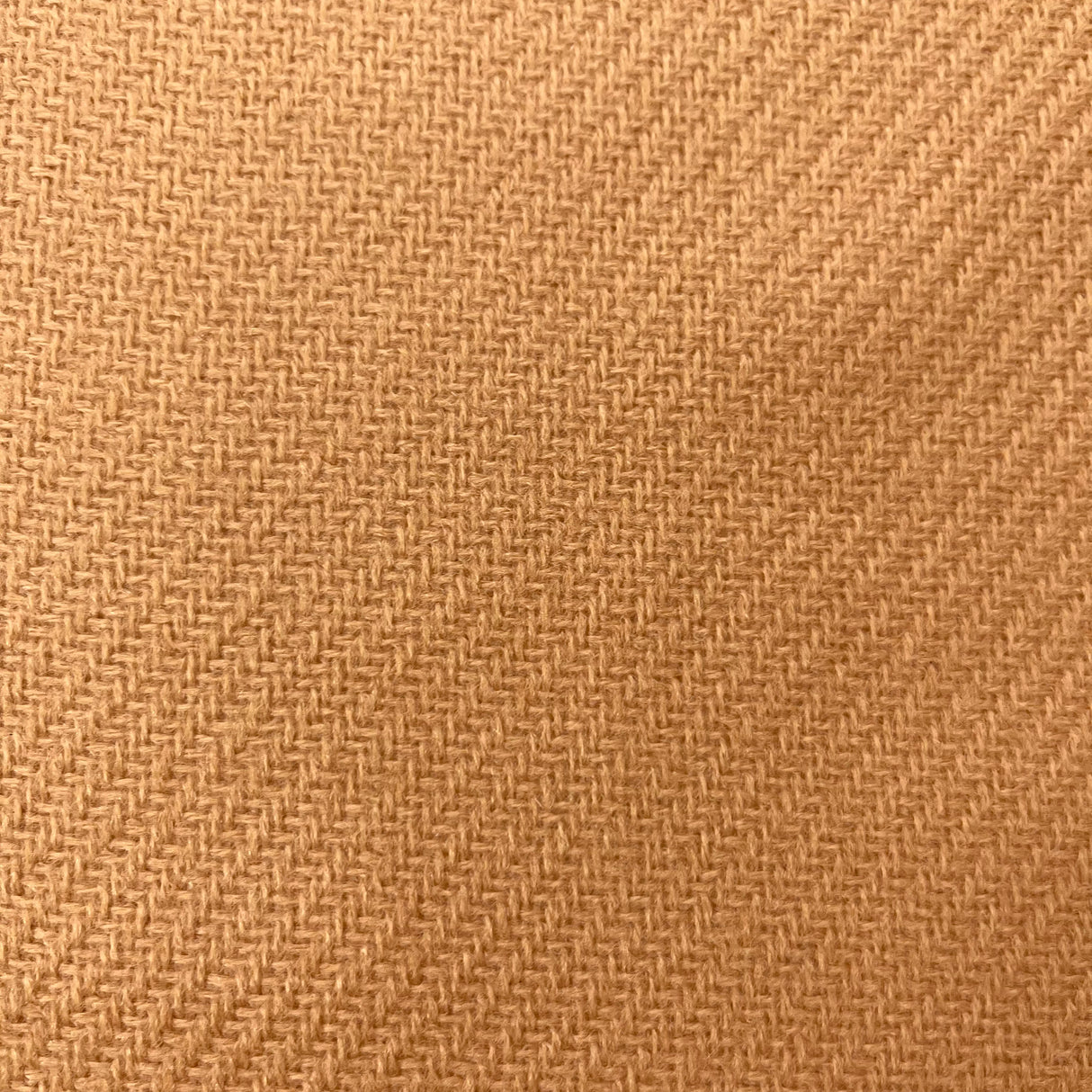 1970’s Warm Tan Solid Color Bonded Fabric- Acrylic - BTY