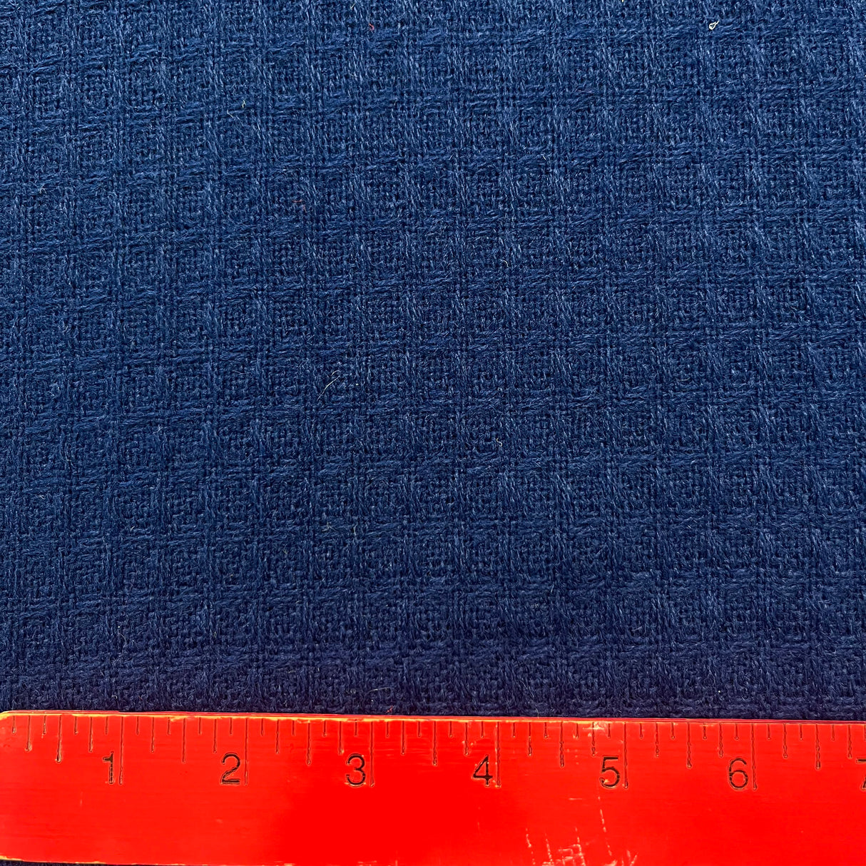 1970’s Navy Solid Color Bonded Fabric - Acrylic - BTY