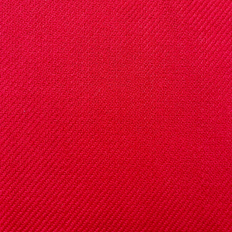 1970’s Bright Red Solid Color Bonded Fabric- Acrylic- BTY