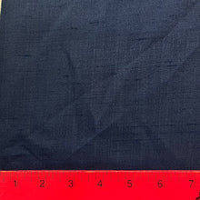 1970’s Navy Blue Slubby Solid Poly Fabric - BTY