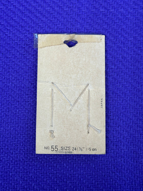 1960’s La Mode Shell Shank Buttons - Set of 5 - 5/8" -  on card