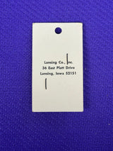 1980’s La Petite by Lansing Black Plastic Buttons - Set of 2 - 1 1/8" -  on card