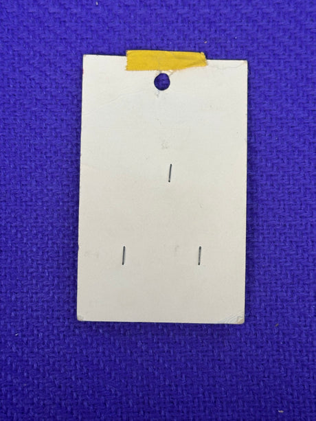 1980’s La Petite Black Plastic Buttons - Set of 3 - 7/8" -  on card