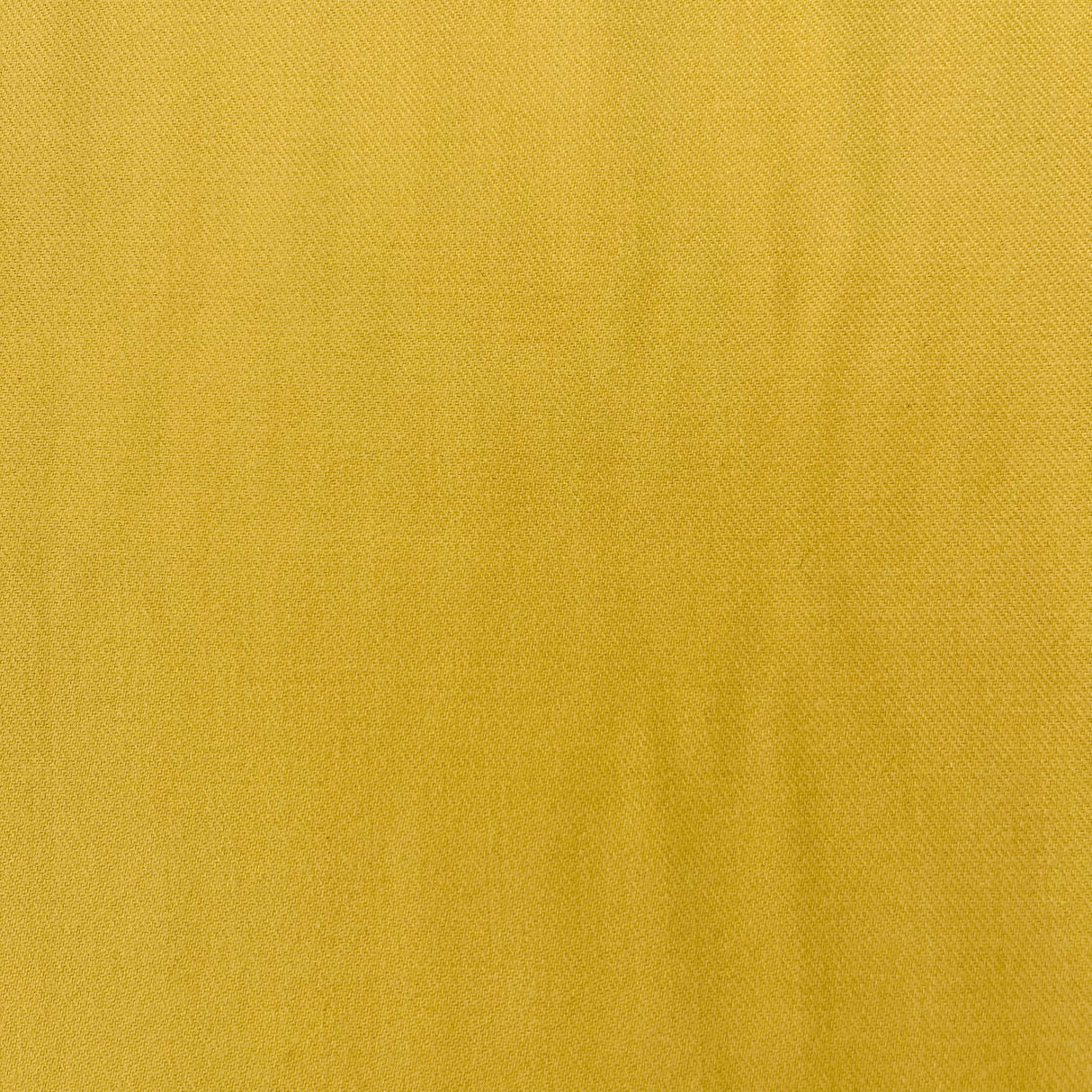 1970's Sunshine Yellow Abbey Flannel Fabric - Rayon/Acetate Blend - BTY