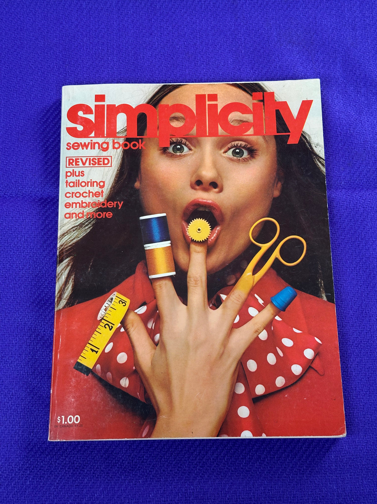 1970’s Simplicity Sewing Book Revised plus Tailoring, Crochet, Embroidery and more