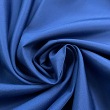 1970's Sapphire Blue Qiana Nylon Fabric - BTY