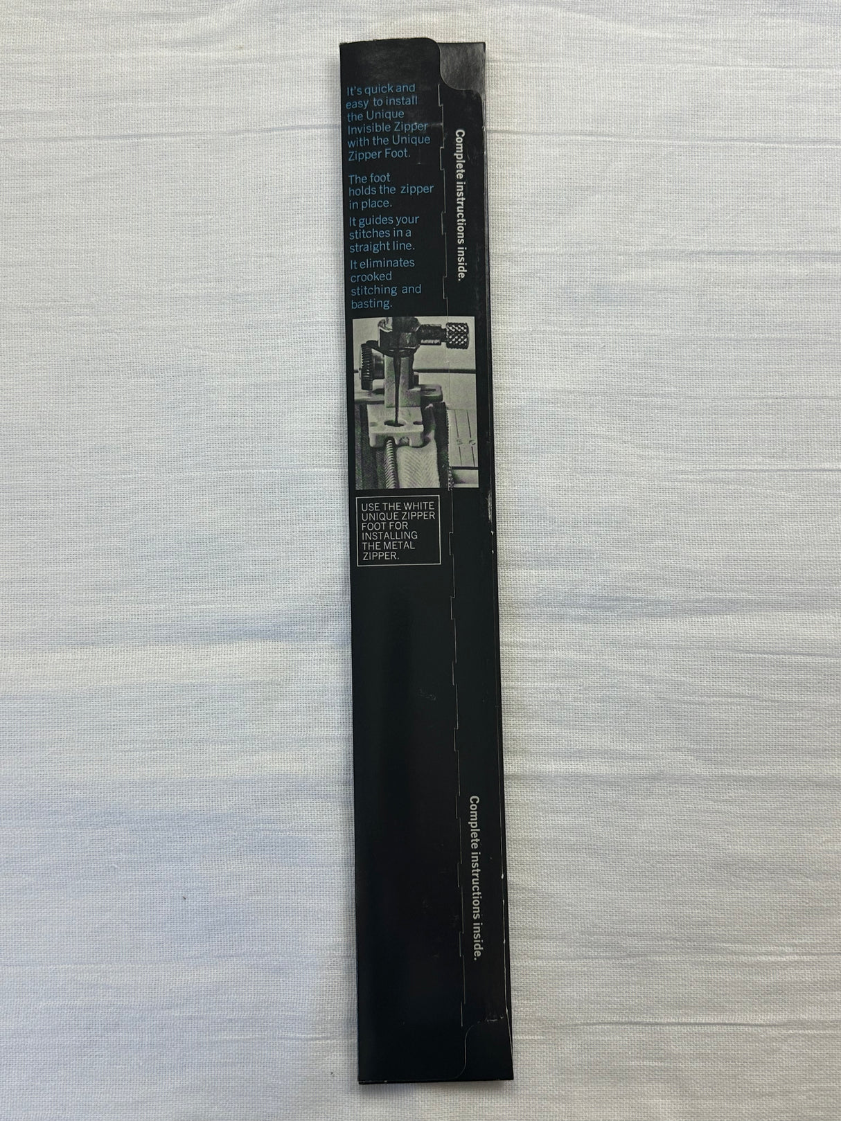 1980's Metal Invisible Zipper - Multiple sizes and colors available