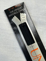 1980's Metal Invisible Zipper - Multiple sizes and colors available