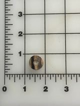 1980’s Horn Buttons - Natural/Brown - 3/4" -  set of 17