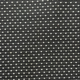 1970’s Black with White Polka Dots Double Knit Polyester - BTY (G11)