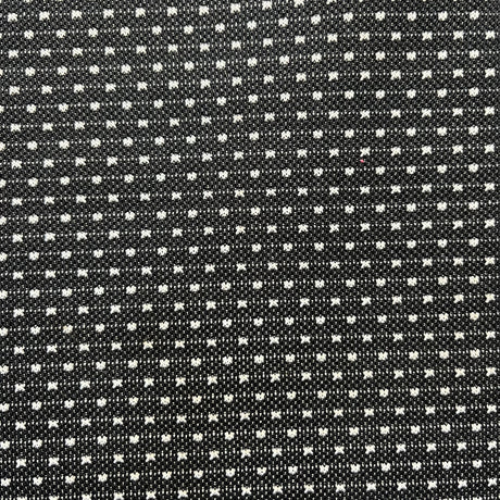 1970’s Black with White Polka Dots Double Knit Polyester - BTY (G11)