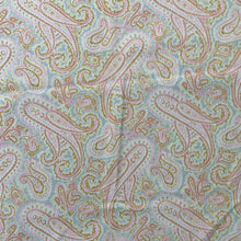 1960's Pastel Paisley Fabric - Plisse