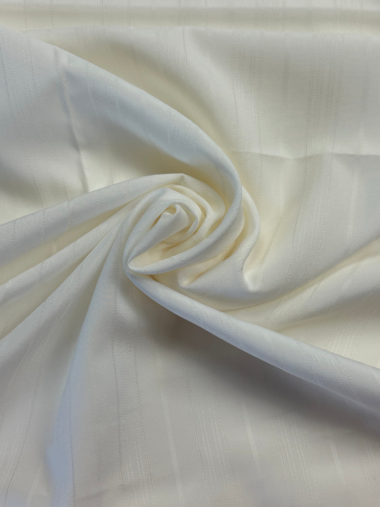 1970’s Off White Leno Weave Polyester Fabric - (P135)