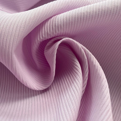 1970’s Lilac Purple Ribbed Fabric  - Polyester