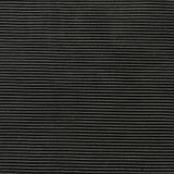 1970's Black Stripes Leno Weave Fabric - Cotton blend - BTY