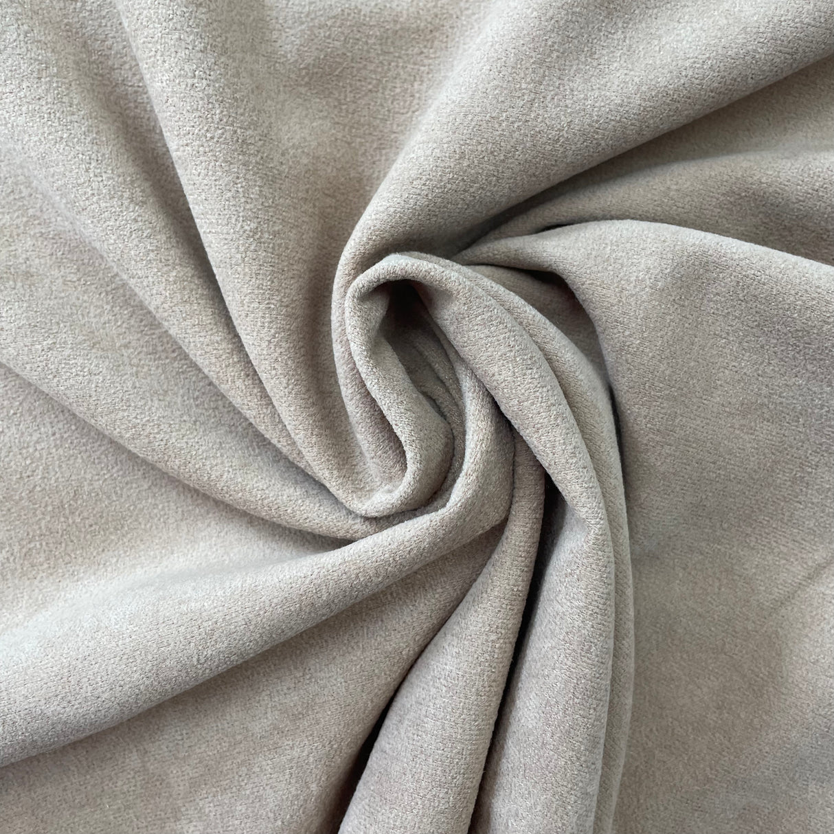 1970’s Taupe Velveteen Fabric - BTY