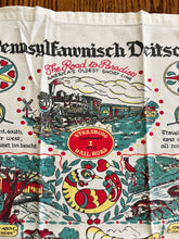 1964 Calendar tea towel with Strasberg Railroad