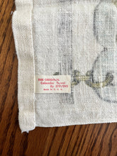 1964 Calendar tea towel with 3 mast ship