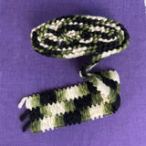 1970’s Extra Wide Wool Trim - Green/White/Black - BTY