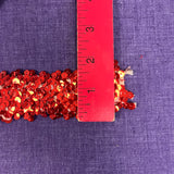 1970’s Red Sequin Trim - 1.5" - BTY