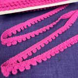 1970’s Bright Pink Edge Trim - Acrylic - BTY