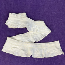 1970’s White Pleated Trim - Cotton blend