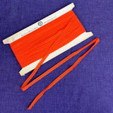 1970’s Roblee Brand Orange Scallop Edge Lace - 1/2" - BTY