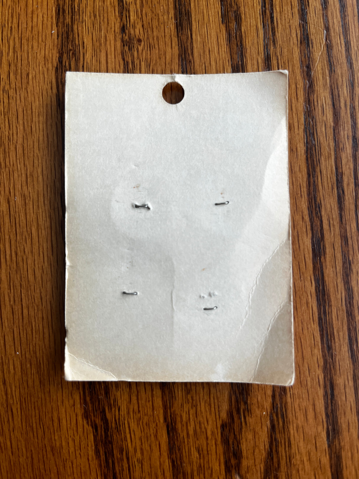 1960’s Le Chic Brown Carved Plastic Buttons - on card