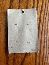 1960’s Le Chic Brown Carved Plastic Buttons - on card