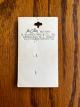 1970’s Le Chic Dusty Pink Carved Plastic Buttons - on card