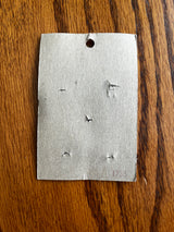 1960’s Le Chic Black and White Plastic Buttons - set of 2 - on card