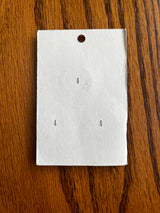 1970’s Le Chic Forest Green Matte Carved Plastic Buttons - on card