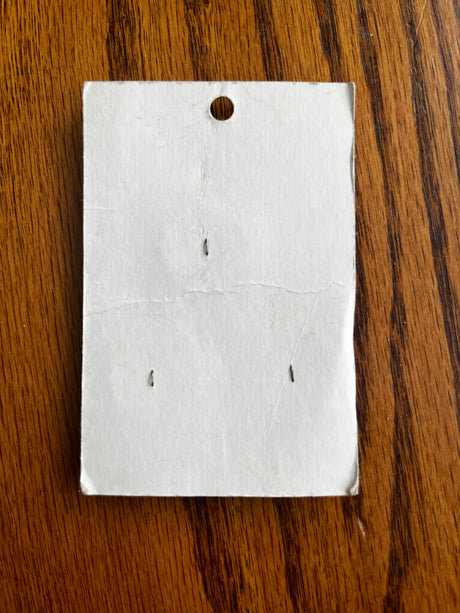 1970’s Le Chic Tan Matte Carved Plastic Buttons - on card