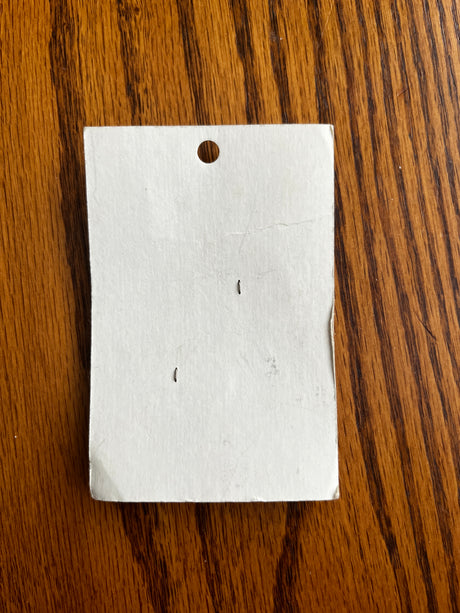 1970’s Le Chic Brown Matte Carved Plastic Buttons - on card