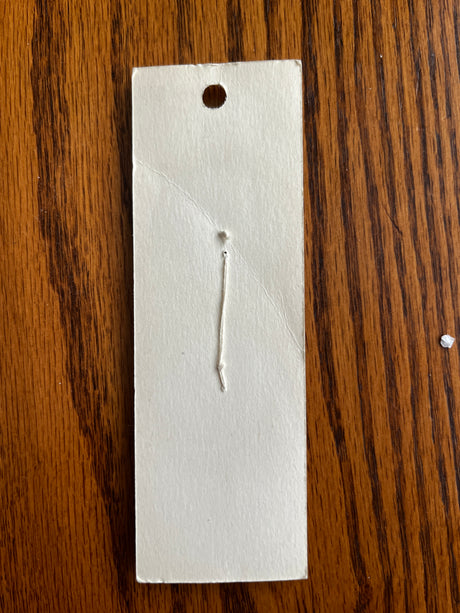 1970’s Le Chic White Opalescent Plastic Buttons - on card