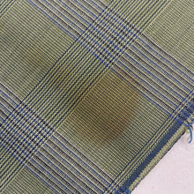 1970’s Blue and Green Plaid Fabric - Cotton Blend - BTY