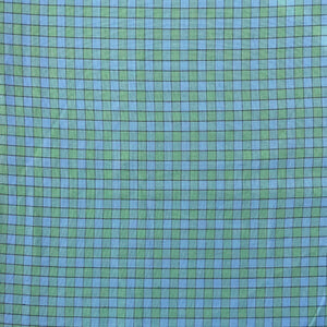 Green Gingham Fabric