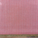 1960’s Pink and Grey Stripe Fabric - Cotton - BTY (S4)