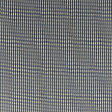 1970's Tan and Navy Houndstooth Fabric- Double Knit Polyester - BTY