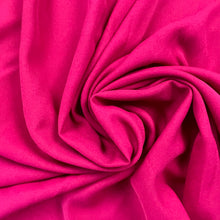 1970's Fuschia Polyester Crepe - BTY
