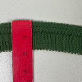 1970’s Forest Green Fringe Wool Trim - BTY