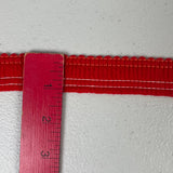 1970’s Tomato Red Fringe Acrylic Trim - BTY