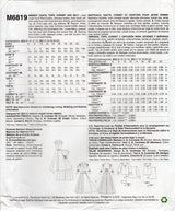 2010's McCall's Cut Away Jacket, Pants and Blouse Costume Pattern - Bust 30.5-36" - No. M6819