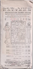 1940's New York Sun Dress, Blouse and Separate Hood - Bust 29-35" - No. 213