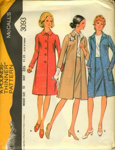 1970's McCall's Coat and Skirt - Bust 40-44" - No. 3093