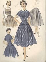 1950’s Advance Jumper Dress and Jacket Pattern - Bust  38” - No. 7784