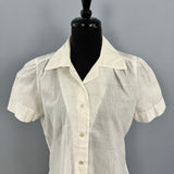 1970/80’s Button Up Tourist Blouse - Bust 40”