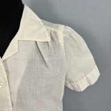 1970/80’s Button Up Tourist Blouse - Bust 40”