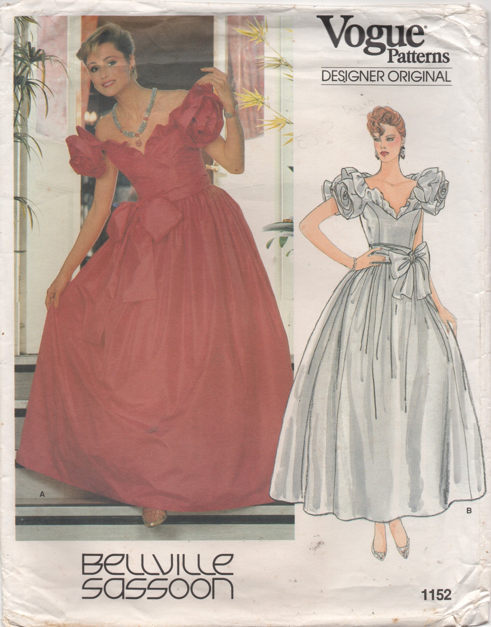 Pictorial Review 5846: 1930s Uncut Evening Gown Sz 38B Vintage Pattern –  Vintage4me2