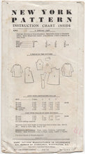 1940's New York Child's Coat with Shirred shoulders and Peter Pan Collar - Chest 20" - No. 1203